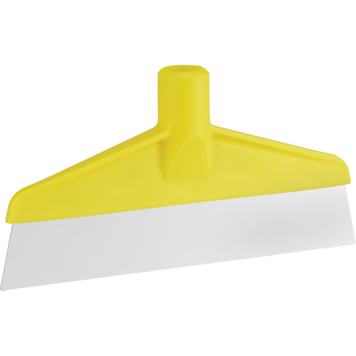 Table & Floor Scraper, Yellow, 9-3/5" W x 1-1/5" L Brunswick Fyr & Safety
