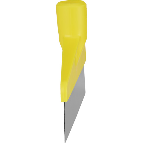 Table & Floor Scraper, Yellow, 9-3/5" W x 1-1/5" L Brunswick Fyr & Safety