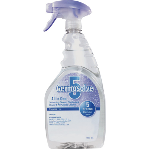 Germosolve 5 Disinfectant & Deodorizer, 946 ml, Trigger Bottle Brunswick Fyr & Safety
