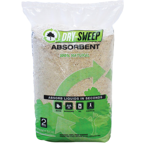 Absorbant naturel biod&eacute;gradable Dry Sweep, Sac, 22 lb (10 kg) Brunswick Fyr & Safety