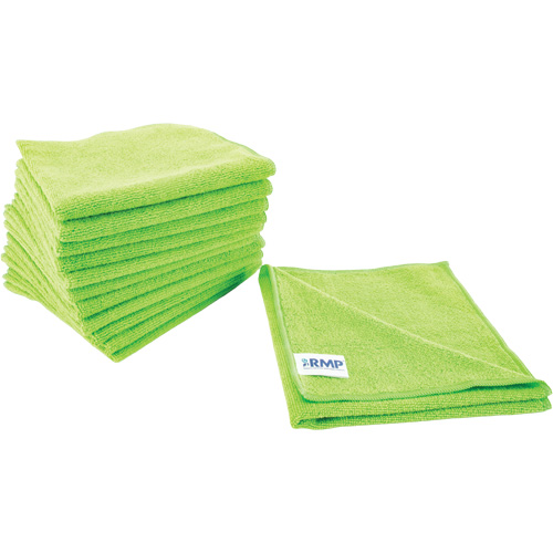 Chiffon de d&eacute;poussi&eacute;rage et nettoyage, Microfibre, Vert Brunswick Fyr & Safety