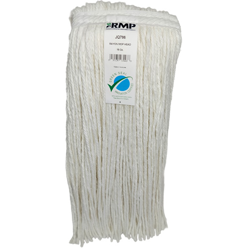 T&ecirc;te de vadrouille &eacute;troite &agrave; 4 plis, Rayonne, 16 oz, Style Coup&eacute; Brunswick Fyr & Safety