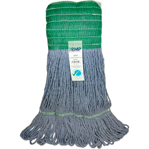 T&ecirc;te de vadrouille &agrave; bande large, Antimicrobien/Finition de plancher/Sp&eacute;cialis&eacute;, Coton/Rayonne/Synth&eacute;tique, Style Boucle Brunswick Fyr & Safety