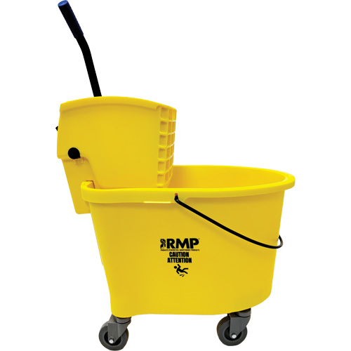 Seau pour vadrouille, Pression lat&eacute;rale, 8,75 gal. US (35 pintes) Brunswick Fyr & Safety