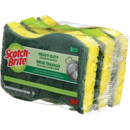 &eacute;ponge &agrave; r&eacute;curer pour les travaux intenses Scotch-Brite, &agrave; r&eacute;curer, 2-3/5" la x 4-2/5" l Brunswick Fyr & Safety