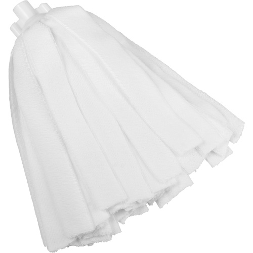 Socket Mop, White, Microfibre, Cut Style Brunswick Fyr & Safety