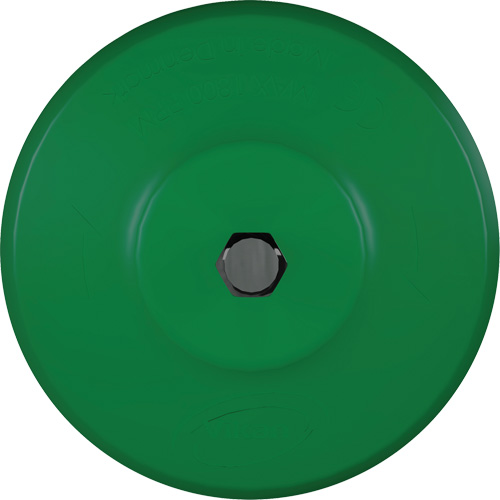HyDrive Round Drill Brush, Extra Stiff Bristles, 3-1/10" Long, Green Brunswick Fyr & Safety
