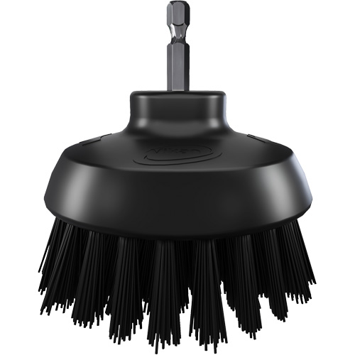 HyDrive Round Drill Brush, Extra Stiff Bristles, 3-1/10" Long, Black Brunswick Fyr & Safety