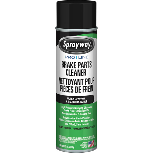 Nettoyant pour pi&egrave;ces de freins Pro Line avec tr&egrave;s faible teneur en COV, Canette a&eacute;rosol Brunswick Fyr & Safety