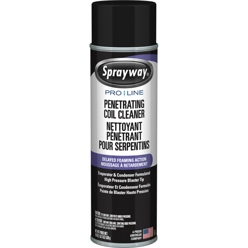 Pro Line Penetrating Coil Cleaner with Delayed Foaming Action, 19 oz., Aerosol Can Brunswick Fyr & Safety