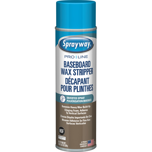 Baseboard Wax Stripper with Clinging Foam, 19 oz., Aerosol Can Brunswick Fyr & Safety
