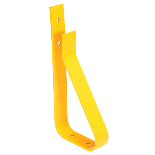 Poteau de garde-corps, Acier, 10-3/4" lo x 24" h, Jaune Brunswick Fyr & Safety