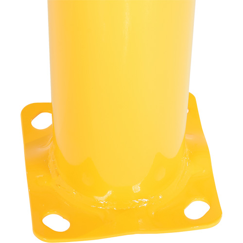Bollard, Steel, 42" H x 5-1/2" W, Yellow Brunswick Fyr & Safety
