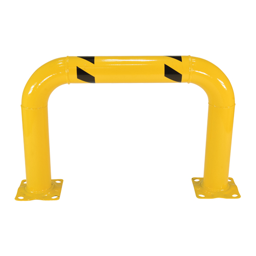 Garde-corps &agrave; profil &eacute;lev&eacute; pour machines, 3' la x 2' h, Jaune Brunswick Fyr & Safety