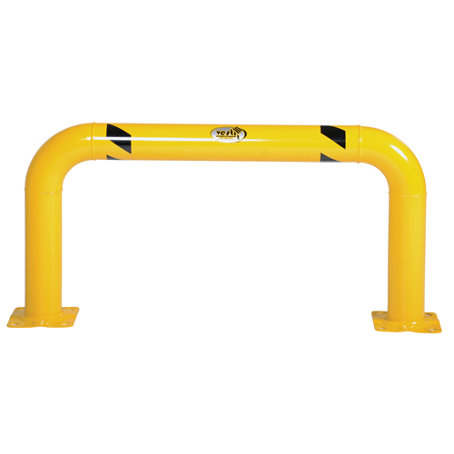 High Profile Machinery Guards, 4' W x 2' H, Yellow Brunswick Fyr & Safety