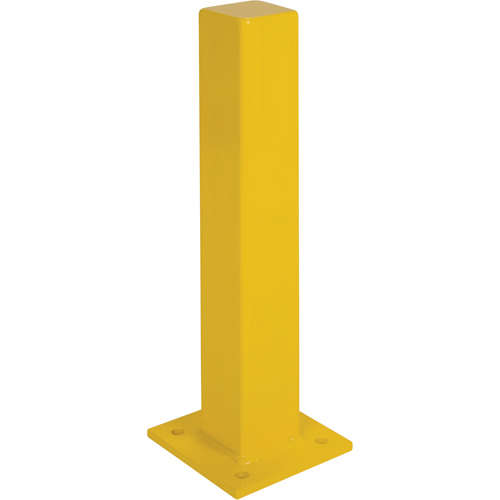 Heavy-Duty Bollards, Steel, 36" H x 4" W, Yellow Brunswick Fyr & Safety