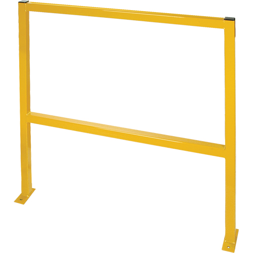 Perimeter Guards - Tubular Style, 96" W x 49-1/2" H, Yellow Brunswick Fyr & Safety