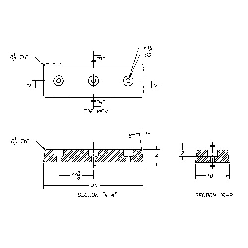 Molded Rubber Dock Guards, Rubber, 30" W x 4" D x 10" H Brunswick Fyr & Safety