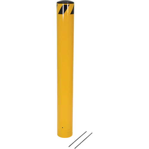 Bornes &agrave; couler, Acier, 48-1/2" h x 5-9/16" la, Jaune Brunswick Fyr & Safety