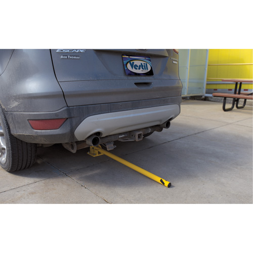 Butoirs repliables, Acier, 42" h x 1-3/4" la, Jaune Brunswick Fyr & Safety