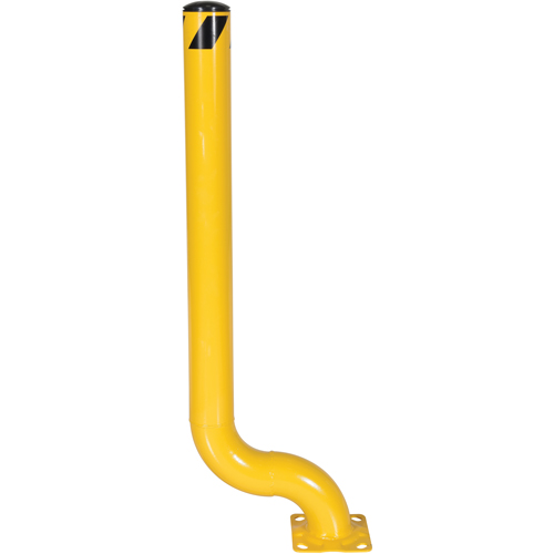 Borne d&eacute;sax&eacute;e, Acier, 54" h x 4-1/2" la, Jaune Brunswick Fyr & Safety
