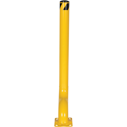 Borne d&eacute;sax&eacute;e, Acier, 54" h x 4-1/2" la, Jaune Brunswick Fyr & Safety