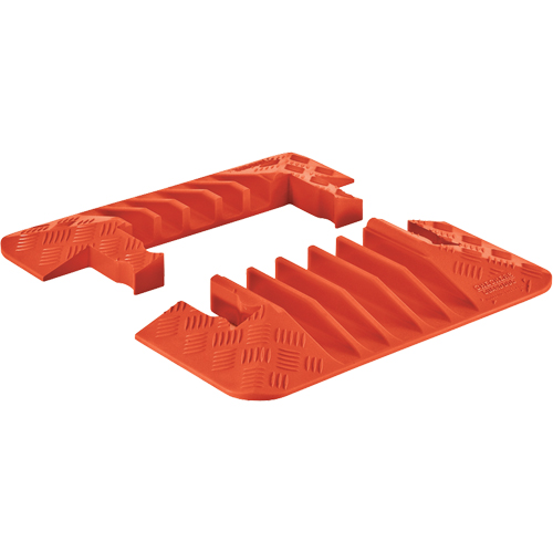 Guard Dog&reg; 5-Channel Heavy Duty Cable Protector - End Caps Brunswick Fyr & Safety