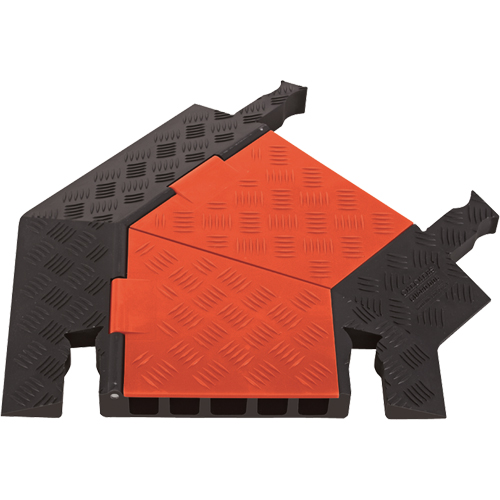Guard Dog&reg; 5-Channel Heavy Duty Cable Protector - Right Turn Brunswick Fyr & Safety