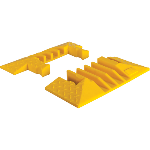 Yellow Jacket&reg; 4-Channel Heavy Duty Cable Protector - End Caps Brunswick Fyr & Safety