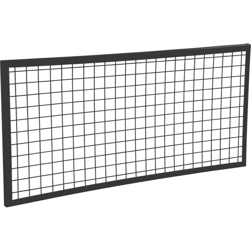 Wire Mesh Partition Panel, 2' H x 4' W Brunswick Fyr & Safety