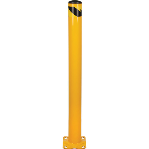 Butoir, Acier, 48" h x 4-1/2" la, Jaune Brunswick Fyr & Safety