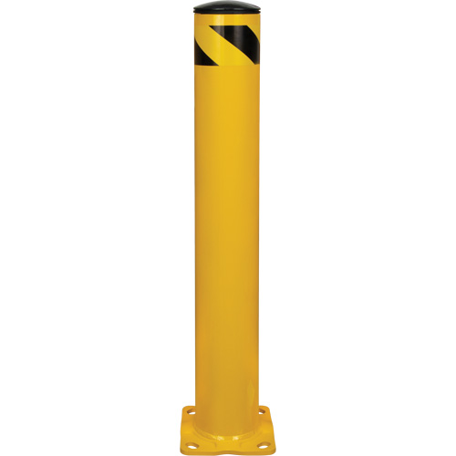 Safety Bollard, Steel, 36" H x 5-1/2" W, Yellow Brunswick Fyr & Safety