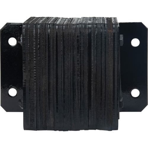 Butoirs de quai lamell&eacute;s, Horizontal, Caoutchouc, 12" la x 4" p x 10" h Brunswick Fyr & Safety