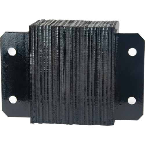 Butoirs de quai lamell&eacute;s, Horizontal, Caoutchouc, 12" la x 6" p x 10" h Brunswick Fyr & Safety