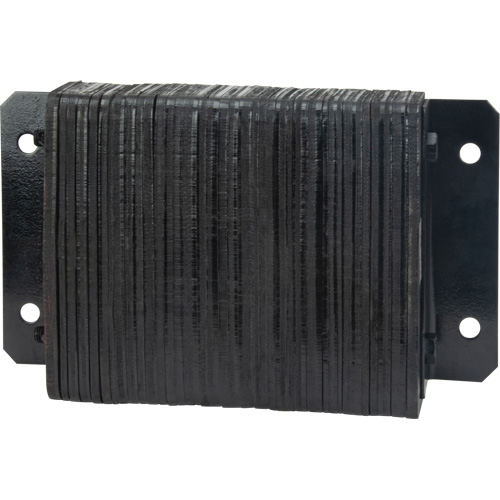 Butoirs de quai lamell&eacute;s, Horizontal, Caoutchouc, 18" la x 4" p x 12" h Brunswick Fyr & Safety