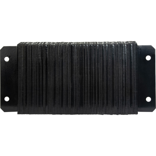 Butoirs de quai lamell&eacute;s, Horizontal, Caoutchouc, 24" la x 4" p x 12" h Brunswick Fyr & Safety