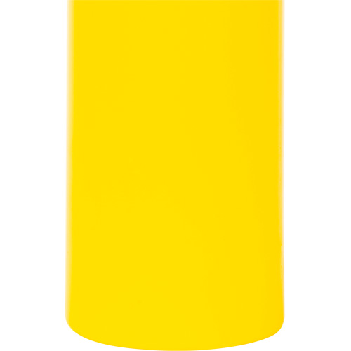 Capuchon en poly&eacute;thyl&egrave;ne pour borne de protection, 4-1/2" dia. x 52" l, Rouge/Jaune Brunswick Fyr & Safety