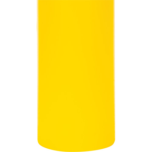 Capuchon en poly&eacute;thyl&egrave;ne pour borne de protection, 4-1/2" dia. x 64" l, Rouge/Jaune Brunswick Fyr & Safety