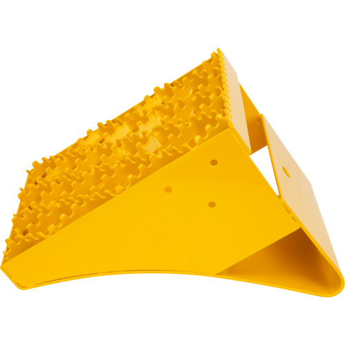 Cales-roue pour la glace, Acier, Jaune, 8-1/16" la x 10-5/8" p x 8-13/16" h Brunswick Fyr & Safety