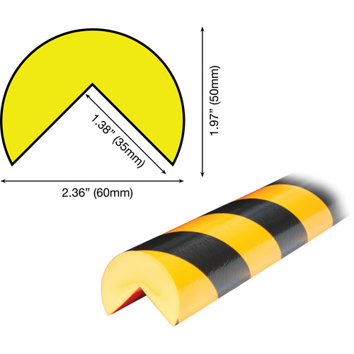 A Plus Profile 1M Corner Protection Bumper Guard Brunswick Fyr & Safety