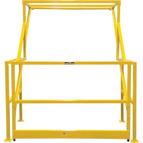 Barri&egrave;re de s&eacute;curit&eacute; pour mezzanine, 70" lo x 77" ha, 78" &eacute;lev&eacute;e, Jaune Brunswick Fyr & Safety