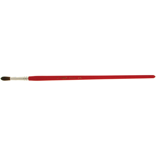 Pinceau de forme ronde pour marquage, Largeur de la brosse de 1/4", Soie de chameau, Manche &agrave; Bois Brunswick Fyr & Safety