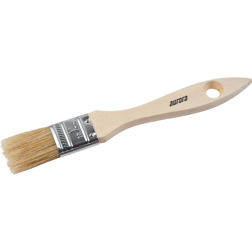 Pinceaux s&eacute;rie AP200, Soie blanche, Manche Bois, Largeur de 1" Brunswick Fyr & Safety