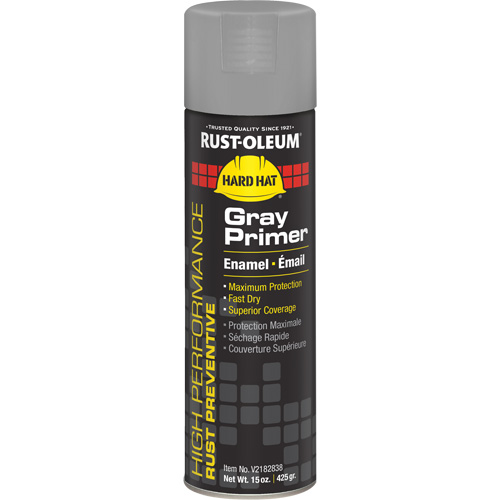 V2100 System Enamel Spray Primer, Gray, Matte, 15 oz., Aerosol Can Brunswick Fyr & Safety