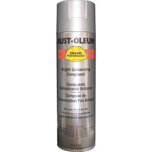 Bright Galvanizing Compound Spray, Aerosol Can Brunswick Fyr & Safety
