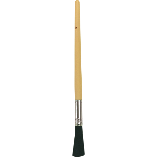 Oval Paint Brush, Bristle, Plastic Handle, 13/32" Width Brunswick Fyr & Safety
