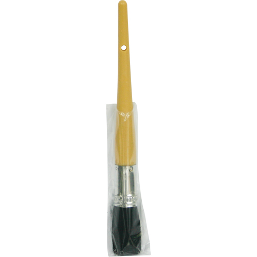 Oval Paint Brush, Bristle, Plastic Handle, 21/32" Width Brunswick Fyr & Safety