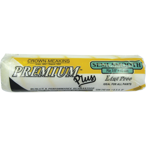 Manchon de rouleau &agrave; peinture non pelucheux professionnel, Nap 10 mm (3/8"), 240 mm (9-1/2") l Brunswick Fyr & Safety