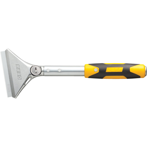 Grattoir extra robuste OLFA XSR-300, Lame Acier, Largeur 4", Manche M&eacute;tal Brunswick Fyr & Safety