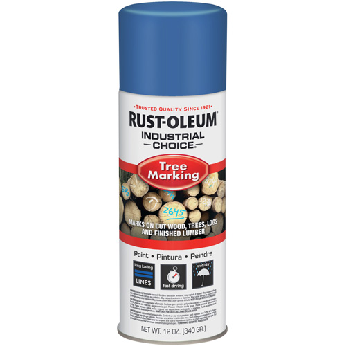 Peinture pour le marquage des arbres Industrial Choice T1600, Bleu, 16 oz Brunswick Fyr & Safety
